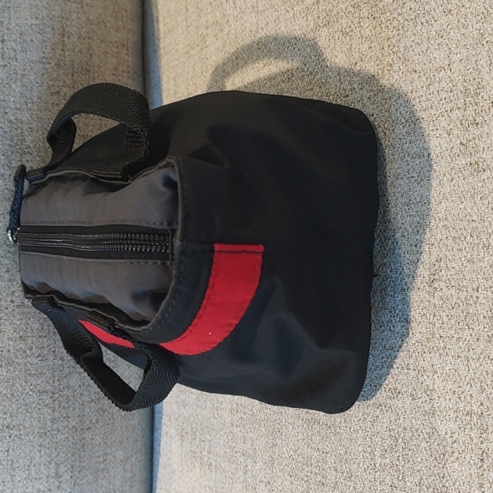 Prada Sport Mini Nylon Handbad•Used•Black/Grey/Red•Gently Used - Picture 5 of 10